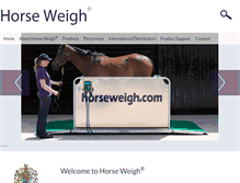 Tablet Screenshot of horseweigh.com